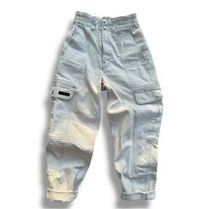 Woman’s BDG Relaxed Skate Jean Gray Cargo Pants Size 25